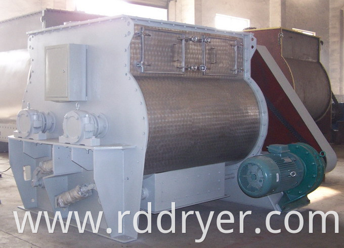 Horizontal Dry Powder Ribbon Mixer